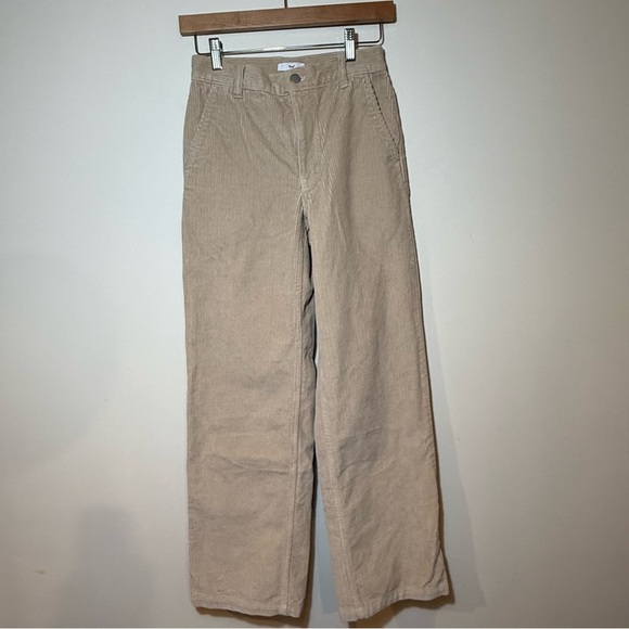 Aritzia TNA Corduroy pants - beige/tan, size 00 - Picture 2 of 9